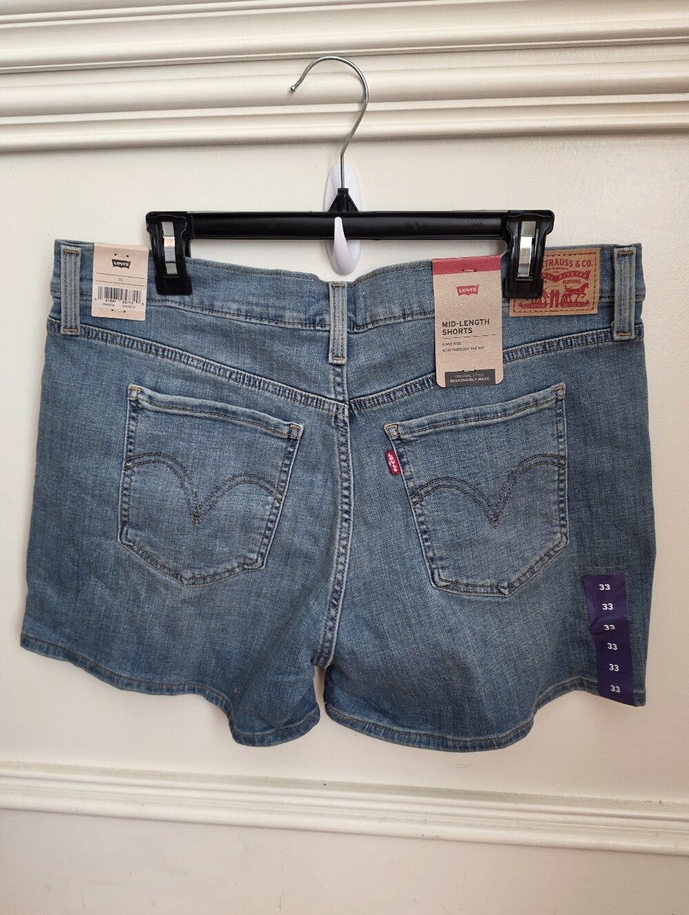 Ecko Unlimited Light Blue Denim Jean Shorts
